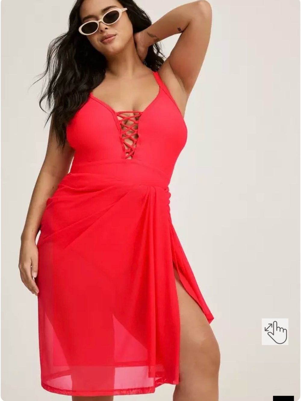 Torrid bathing suit & cover up